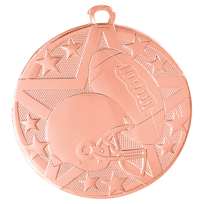 Bronze Football Superstar medal