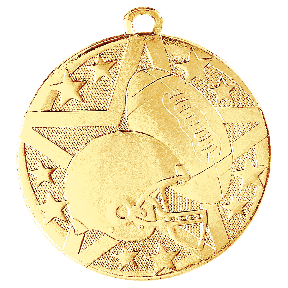 Gold Football Superstar medal