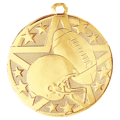 Gold Football Superstar medal