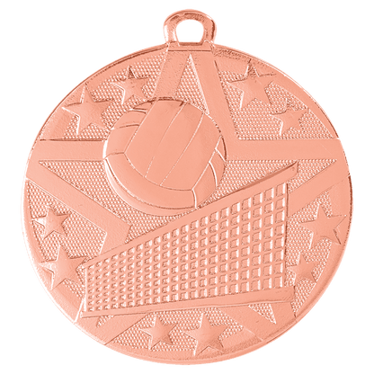 Bronze Volleyball Superstar medal