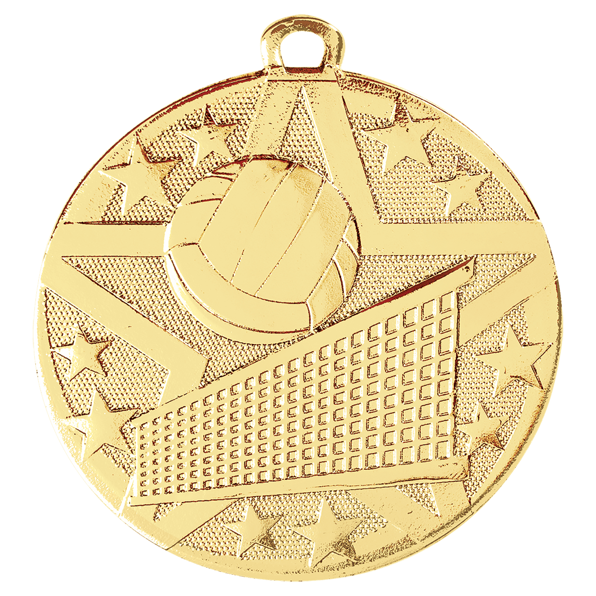 Gold Volleyball Superstar medal