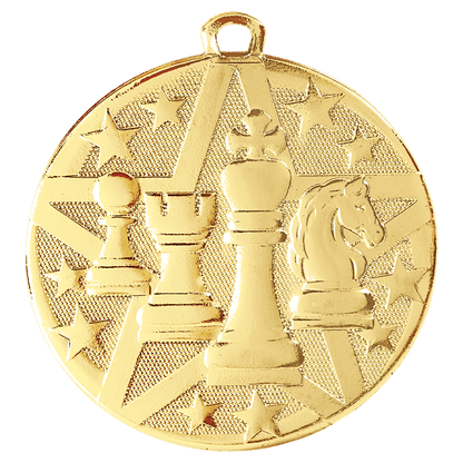 Gold Superstar Chess medal