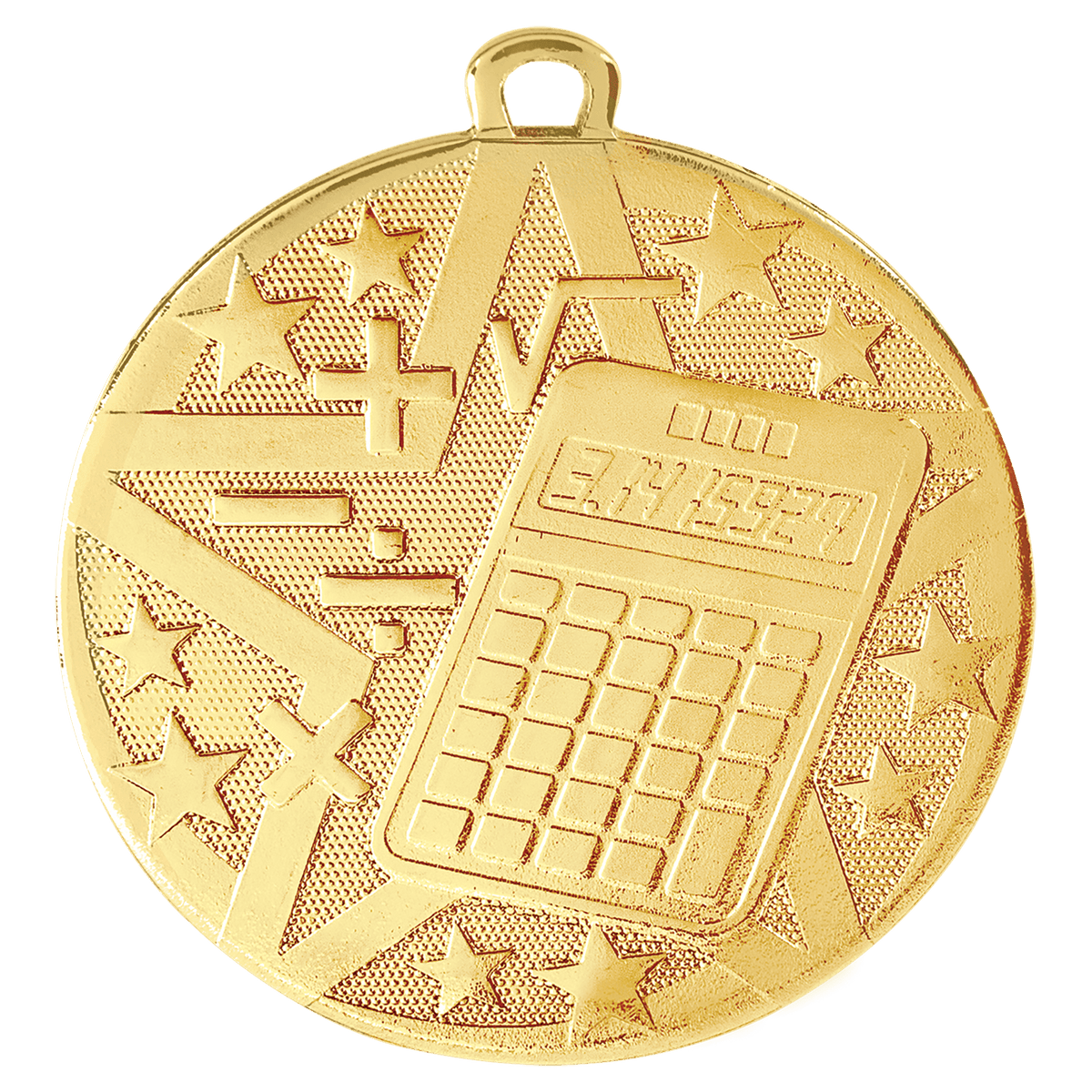 Gold Superstar Math medal