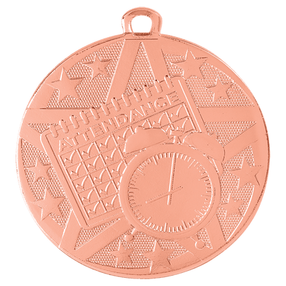 Perfect Attendance Superstar Perfect Attendance medal in Bronze