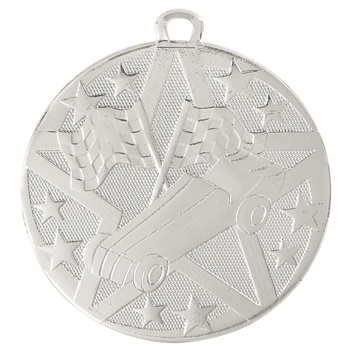 Pinewood Derby Superstar Pinewood Derby medal in Silver