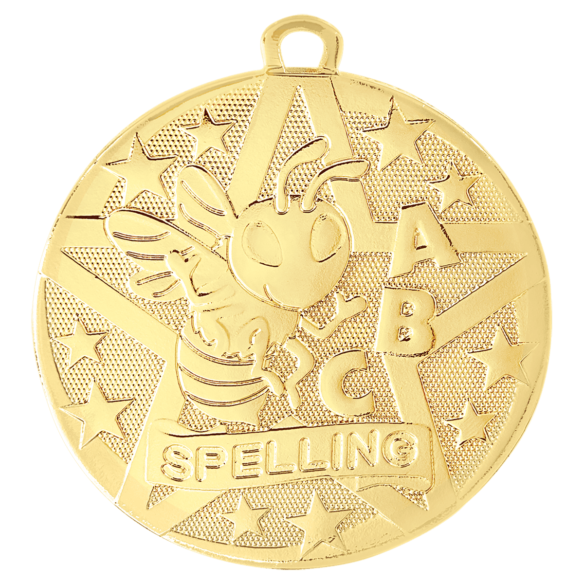 Spelling Superstar Spelling medal in Gold