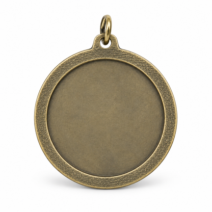 Personalized Basketball Shooting Star Award Medal with Ribbon
