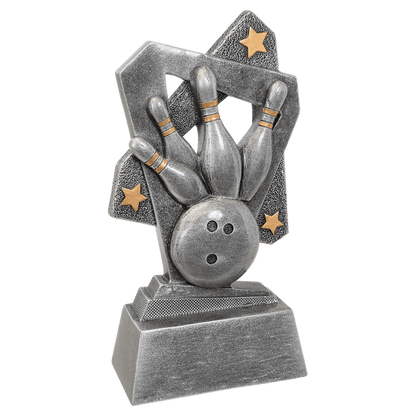 Bowling Triumph award trophy - 6½ inches