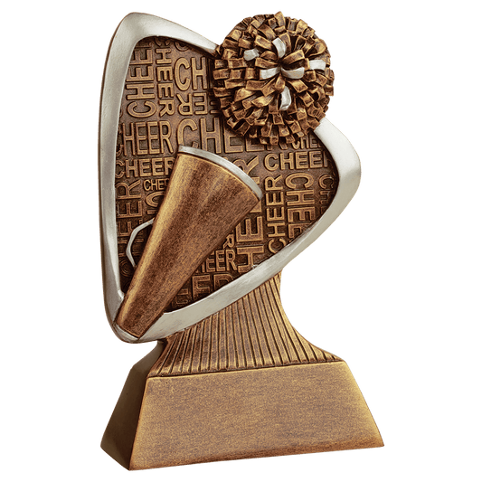 Cheer Triad award trophy - 5½ inches