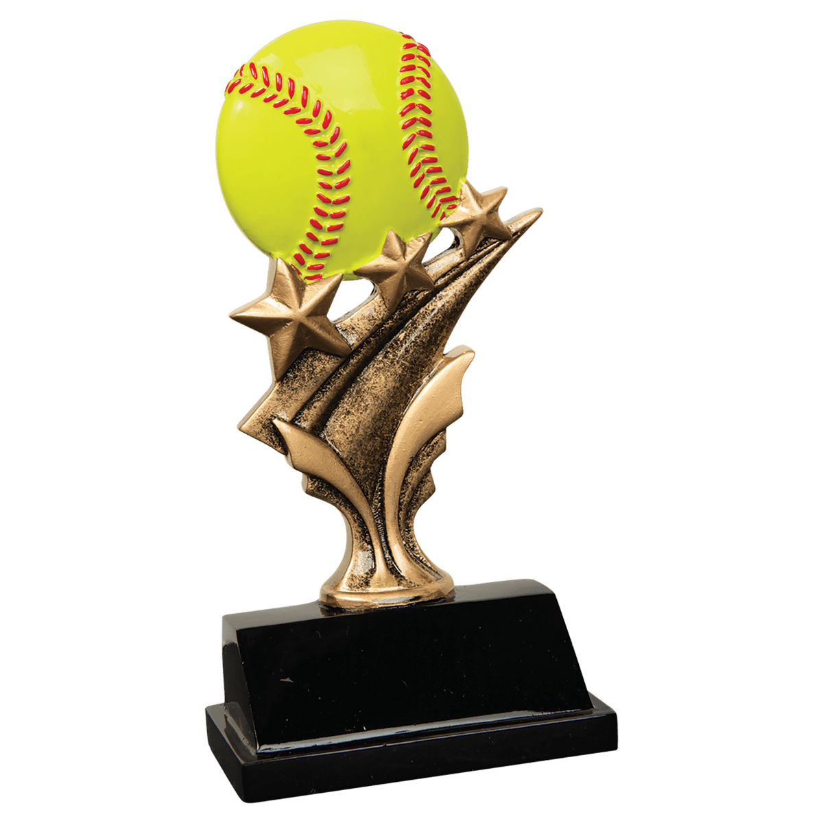 Softball Tri Star award trophy - 5½ inches