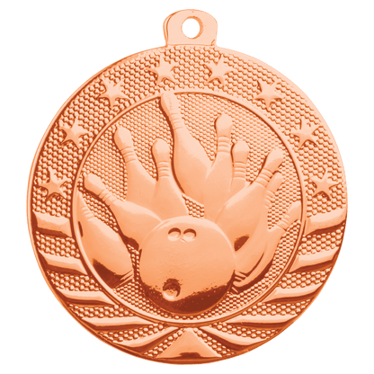 Bronze Bowling Starbrite medal front
