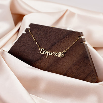 Cheer Stainless Steel Necklace - Custom Name