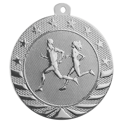 Silver Cross Country Starbrite medal front