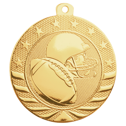 Gold Football Starbrite medal front