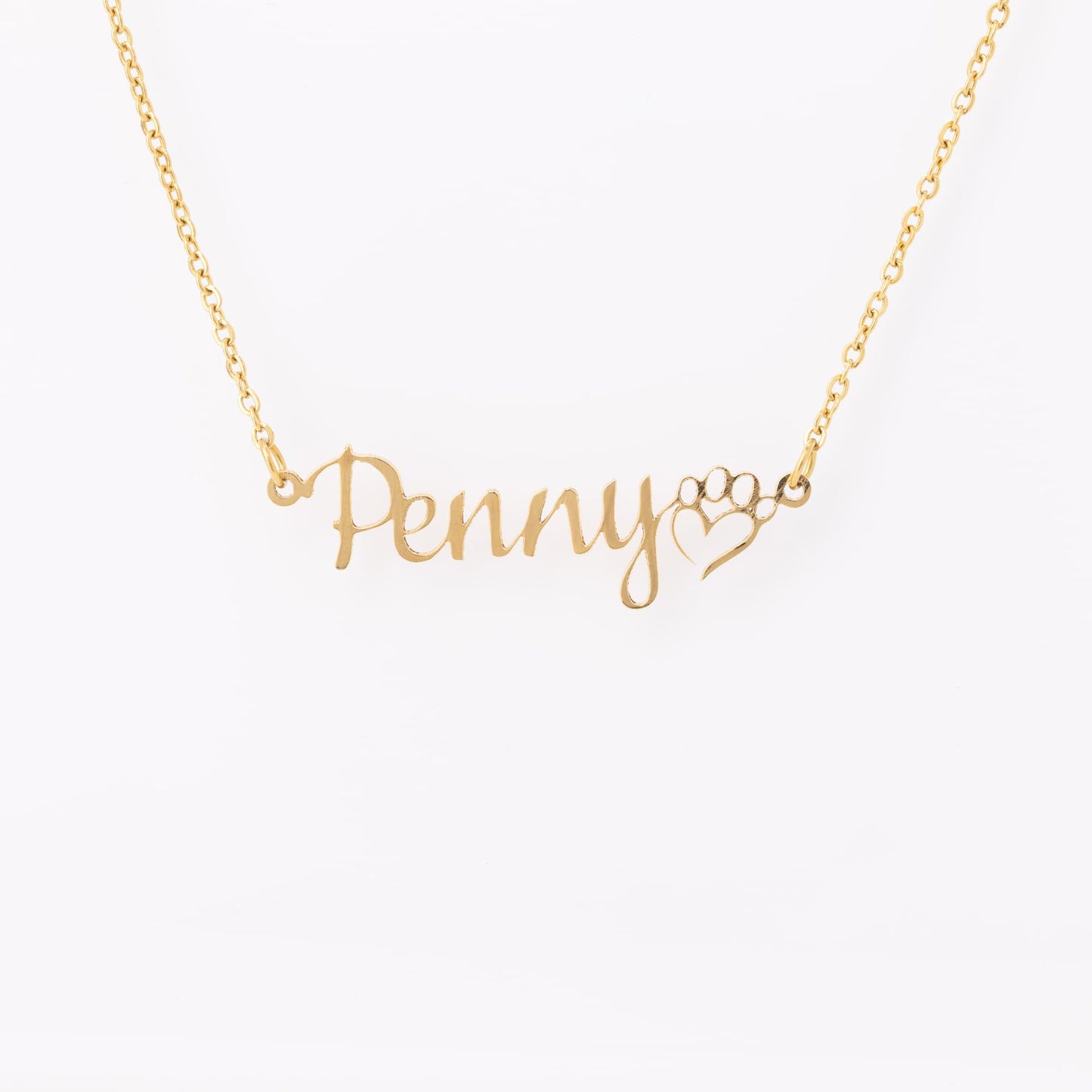 Stainless Steel Custom Dog Name Necklace