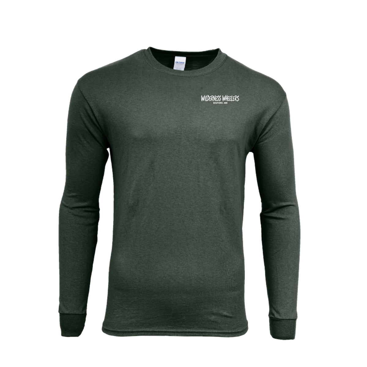 Wilderness Wheelers Ride the Edge Long Sleeve Shirt – White Print