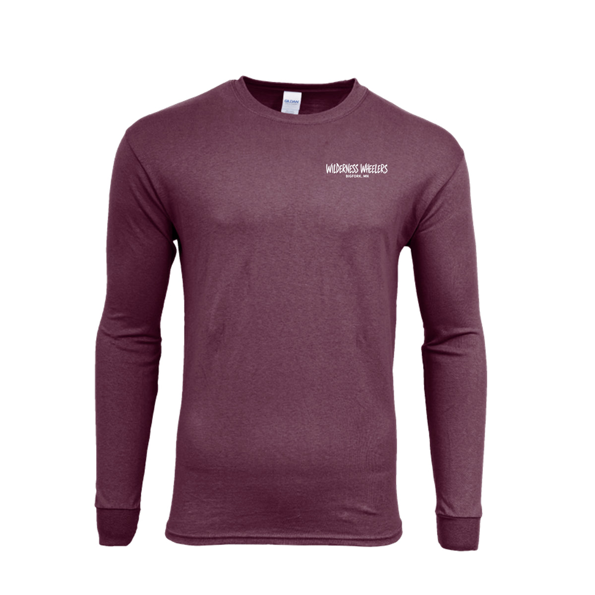 Wilderness Wheelers Ride the Edge Long Sleeve Shirt – White Print