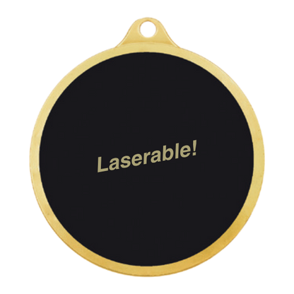Personalized Male Basketball Radiance Award Medal with Ribbon