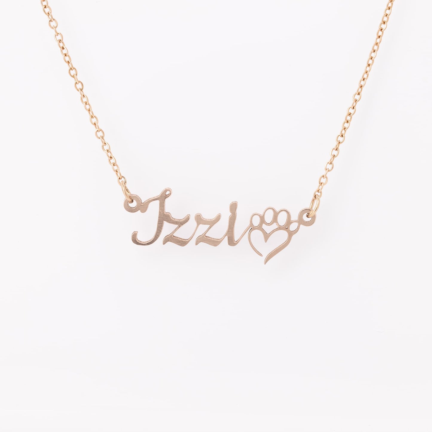Stainless Steel Custom Dog Name Necklace