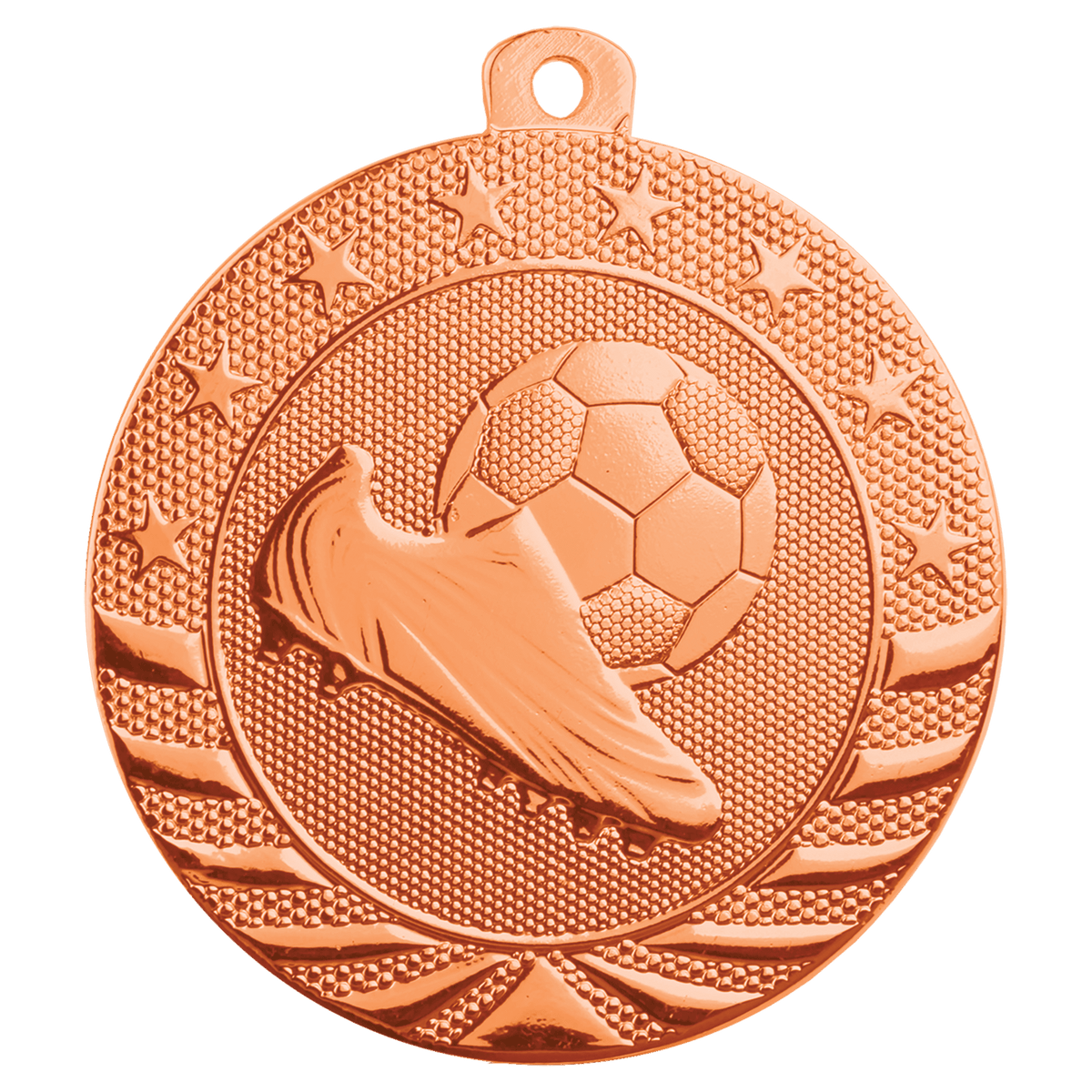 Bronze Soccer Starbrite medal front