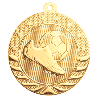 Gold Soccer Starbrite medal front