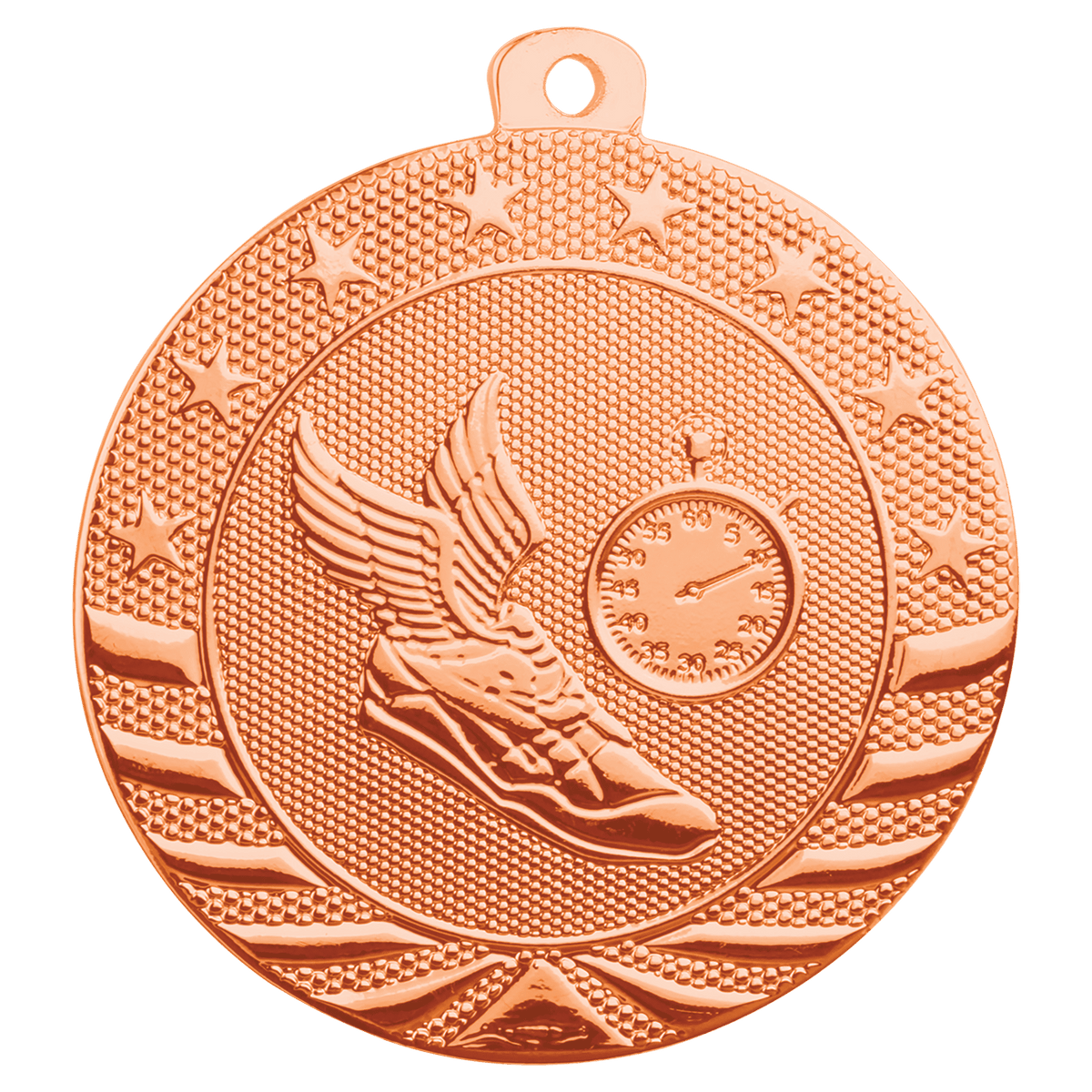 Bronze Starbrite track and field medal