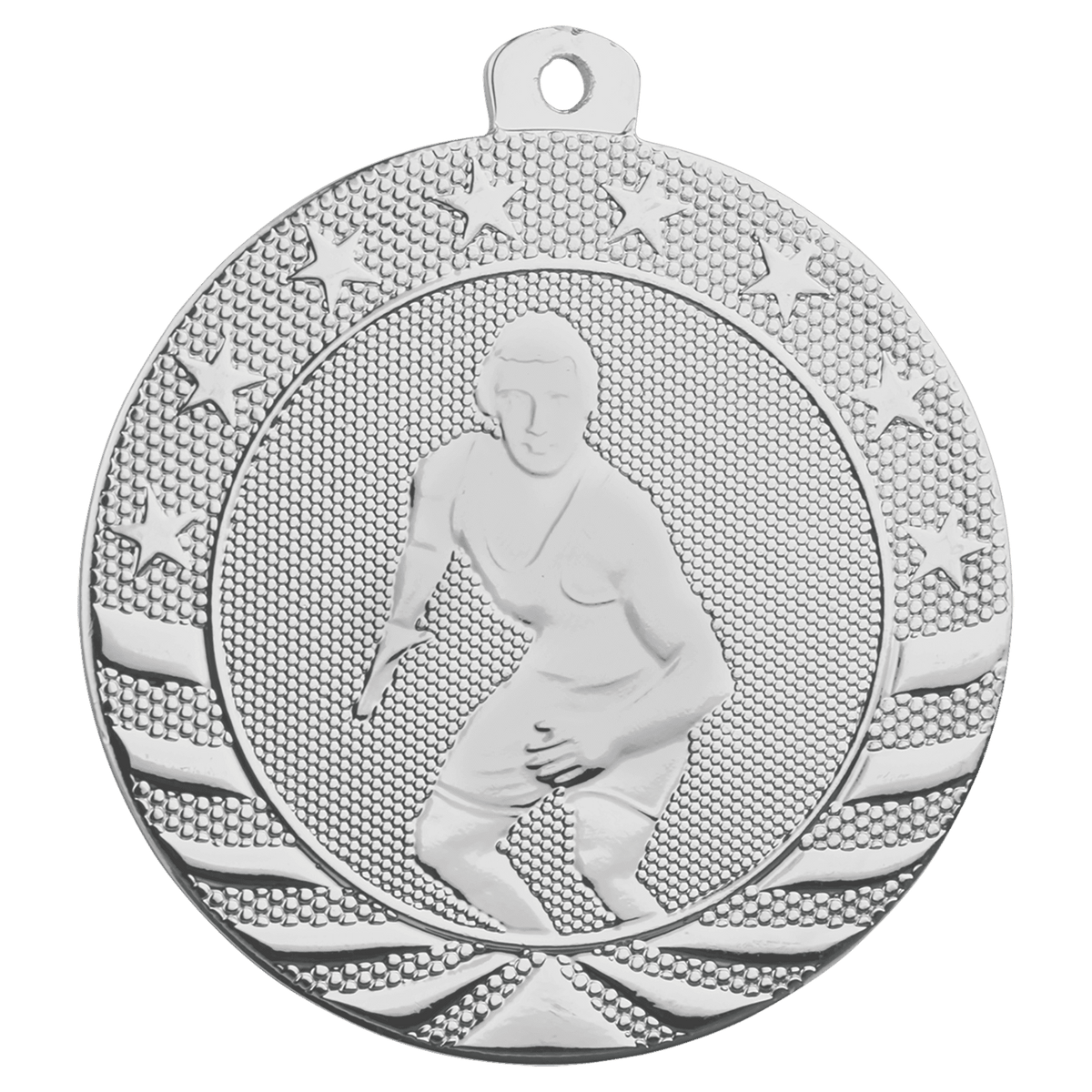 Silver Starbrite wrestling medal