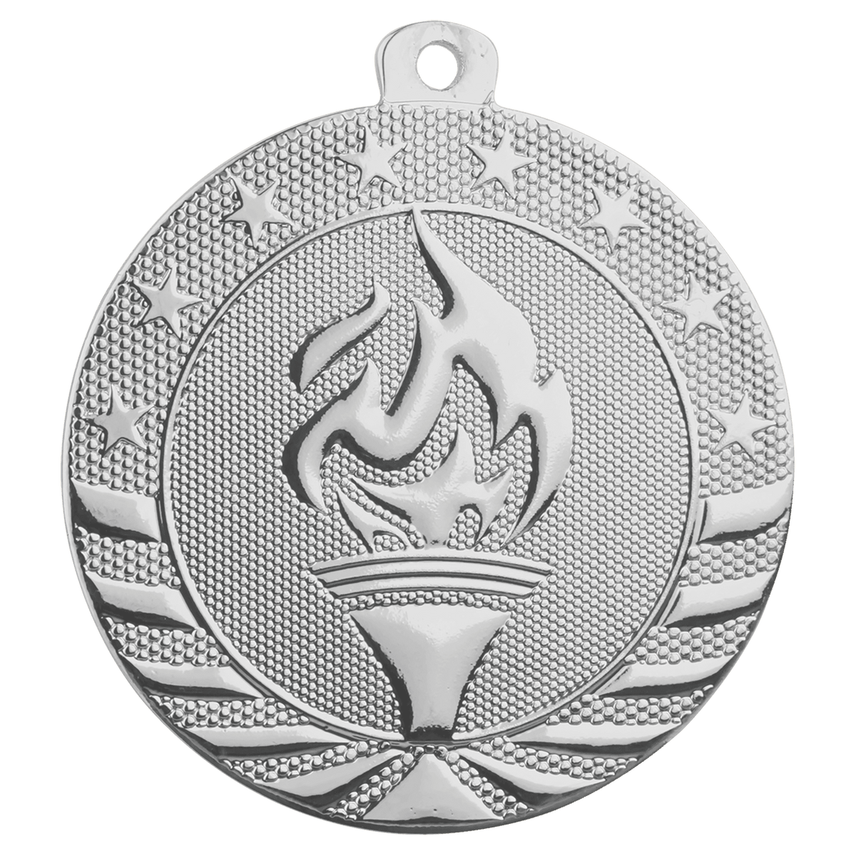 Silver Torch Starbrite medal front