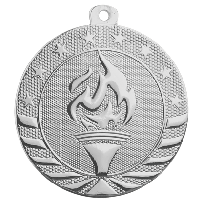 Silver Torch Starbrite medal front